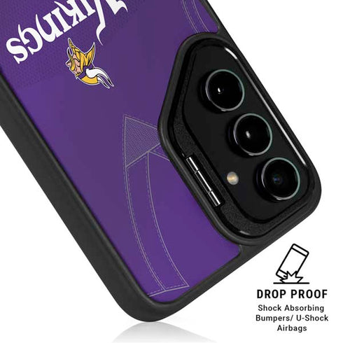 NFL Minnesota Vikings Team Jersey Galaxy S26 Kickstand Case