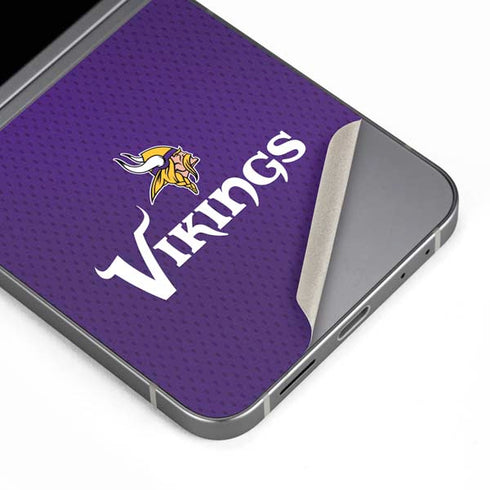 NFL Minnesota Vikings Team Jersey Galaxy Z Flip6 Skin