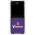 NFL Minnesota Vikings Team Jersey Galaxy Z Flip6 Clear Case