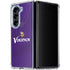 NFL Minnesota Vikings Team Jersey Galaxy Z Fold5 5G Clear Case