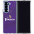 NFL Minnesota Vikings Team Jersey Galaxy Z Fold6 Clear Case
