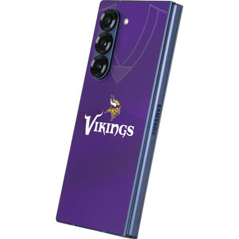 NFL Minnesota Vikings Team Jersey Galaxy Z Fold6 Skin