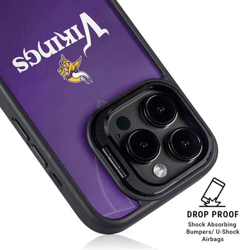 NFL Minnesota Vikings Team Jersey iPhone 13 Pro Kickstand Case