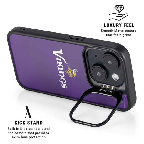 NFL Minnesota Vikings Team Jersey iPhone 14 Plus Kickstand Case