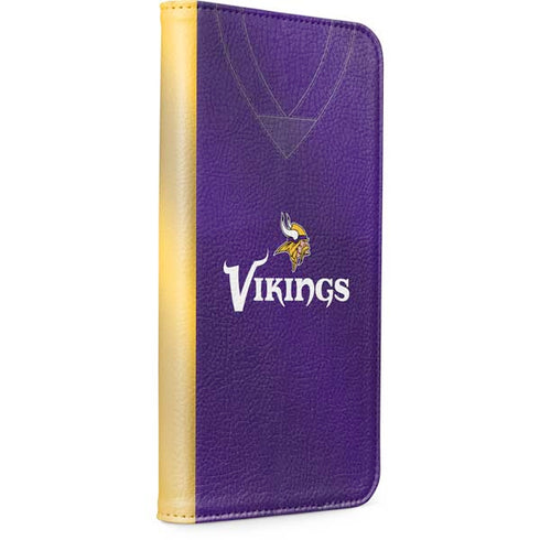 NFL Minnesota Vikings Team Jersey iPhone 15 Folio Case