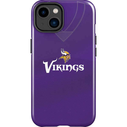 NFL Minnesota Vikings Team Jersey iPhone 15 Impact Case