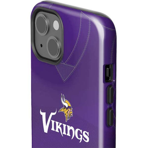 NFL Minnesota Vikings Team Jersey iPhone 15 Impact Case