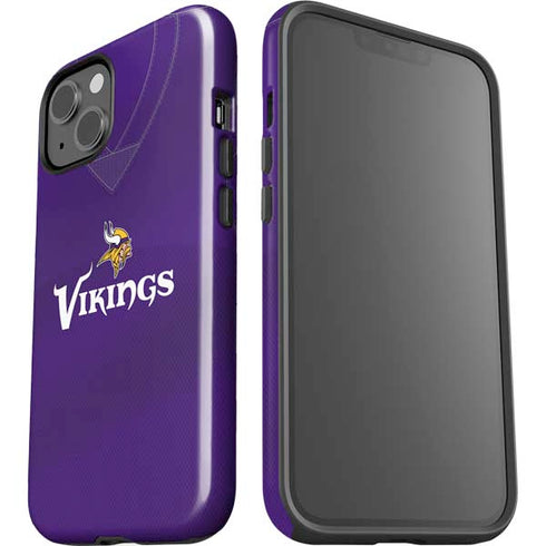 NFL Minnesota Vikings Team Jersey iPhone 15 Impact Case
