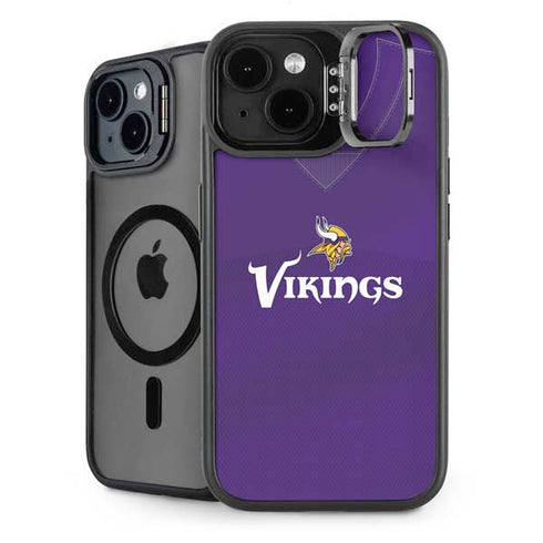 NFL Minnesota Vikings Team Jersey iPhone 15 Kickstand Case
