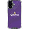 NFL Minnesota Vikings Team Jersey iPhone 16 Clear Case
