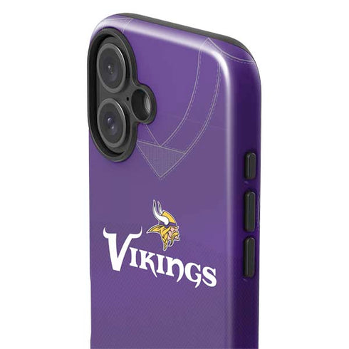 NFL Minnesota Vikings Team Jersey iPhone 16 Impact Case