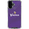 NFL Minnesota Vikings Team Jersey iPhone 16 Plus Clear Case