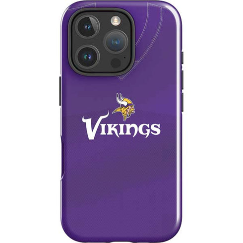 NFL Minnesota Vikings Team Jersey iPhone 16 Pro Max Impact Case
