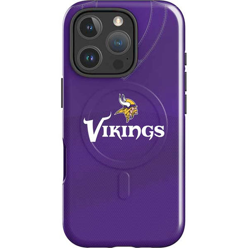 NFL Minnesota Vikings Team Jersey iPhone 16 Pro Max Magsafe Impact Case
