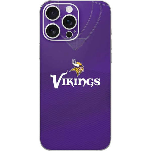 NFL Minnesota Vikings Team Jersey iPhone 16 Pro Max Skin