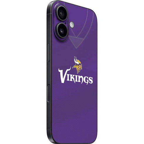 NFL Minnesota Vikings Team Jersey iPhone 16 Skin