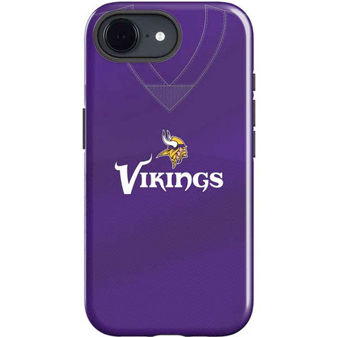 NFL Minnesota Vikings Team Jersey iPhone 16e Impact Case