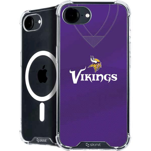 NFL Minnesota Vikings Team Jersey iPhone 16e MagSafe Case