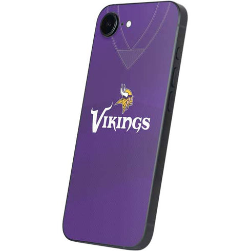 NFL Minnesota Vikings Team Jersey iPhone 16e Skin