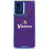 NFL Minnesota Vikings Team Jersey Moto G 5G (2024) Clear Case