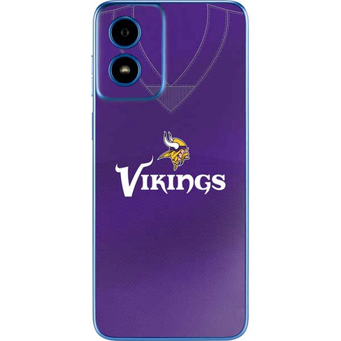 NFL Minnesota Vikings Team Jersey Moto G Play 4G (2024) Skin