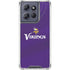 NFL Minnesota Vikings Team Jersey Moto G Play 5G (2025) Clear Case