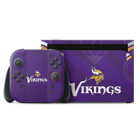 NFL Minnesota Vikings Team Jersey Nintendo Skins