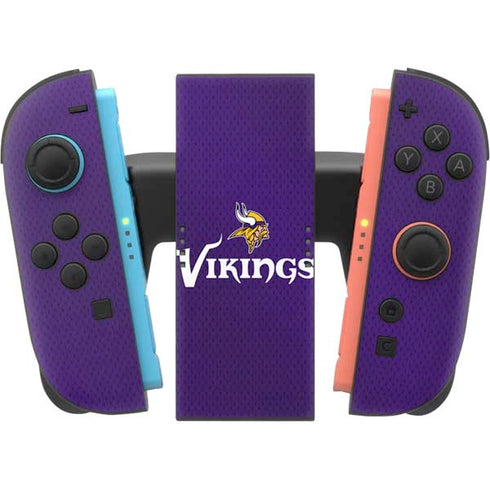 NFL Minnesota Vikings Team Jersey Nintendo Switch 2 (2025) Joy-Con Controller Skin