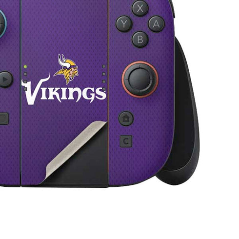 NFL Minnesota Vikings Team Jersey Nintendo Switch 2 (2025) Joy-Con Controller Skin