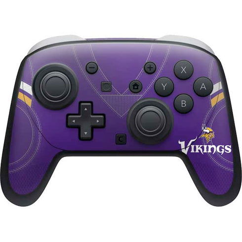 NFL Minnesota Vikings Team Jersey Nintendo Switch 2 (2025) Pro Controller Skin