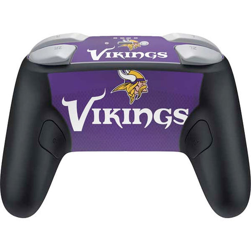 NFL Minnesota Vikings Team Jersey Nintendo Switch 2 (2025) Pro Controller Skin