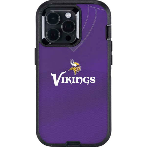 NFL Minnesota Vikings Team Jersey Otterbox Defender iPhone Skin