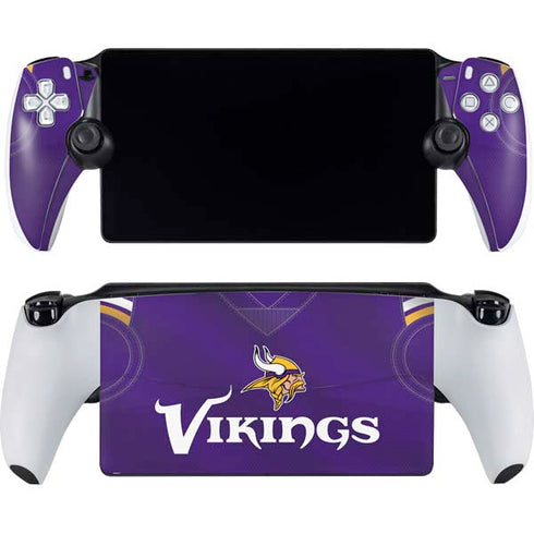 NFL Minnesota Vikings Team Jersey PlayStation Portal Remote Player Skin