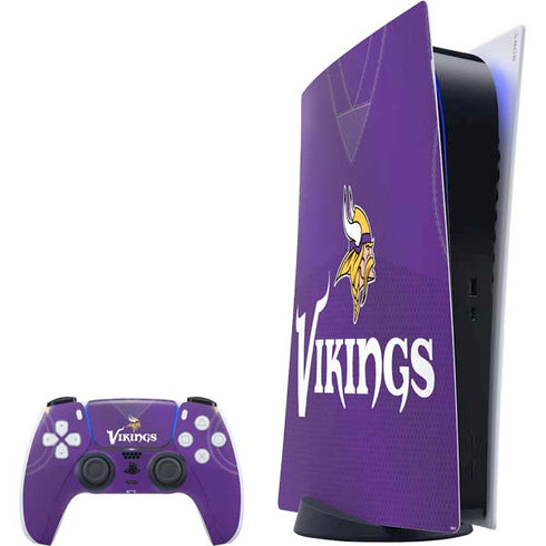 NFL Minnesota Vikings Team Jersey PlayStation PS5 Skins