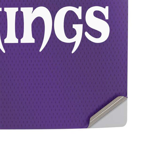 NFL Minnesota Vikings Team Jersey PS5 Pro Console Skin