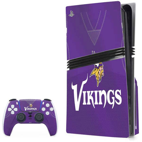 NFL Minnesota Vikings Team Jersey PlayStation PS5 Skins