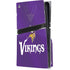 NFL Minnesota Vikings Team Jersey PS5 Pro Disk Console Skin