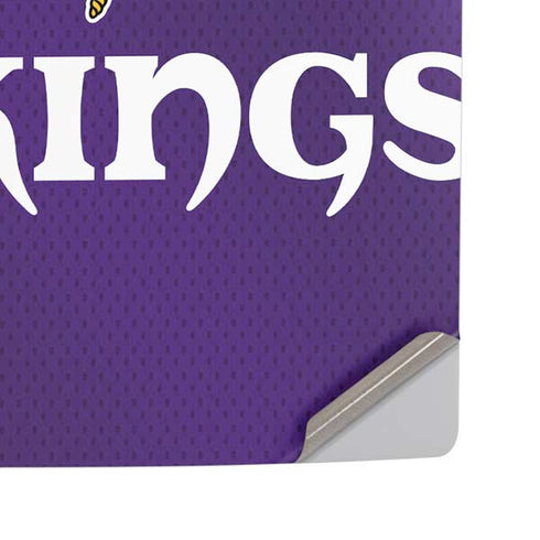 NFL Minnesota Vikings Team Jersey PS5 Pro Disk Console Skin
