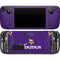 NFL Minnesota Vikings Team Jersey Steam Deck Handheld Gaming Computer OLED Skin