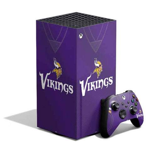 NFL Minnesota Vikings Team Jersey XBox Series X Digital Edition Bundle Skin
