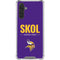NFL Minnesota Vikings Team Motto Galaxy A17 Clear Case