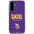 NFL Minnesota Vikings Team Motto Galaxy A36 5G Clear Case