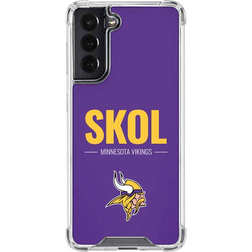 NFL Minnesota Vikings Team Motto Galaxy S22 Clear Case
