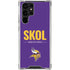 NFL Minnesota Vikings Team Motto Galaxy S23 Ultra Clear Case