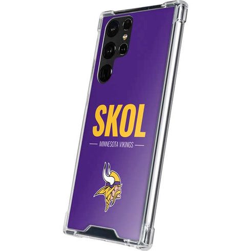 NFL Minnesota Vikings Team Motto Galaxy S23 Ultra Clear Case