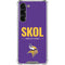 NFL Minnesota Vikings Team Motto Galaxy S24 FE Clear Case