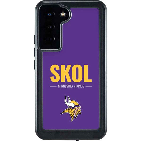 NFL Minnesota Vikings Team Motto Galaxy S24 Plus Waterproof Case