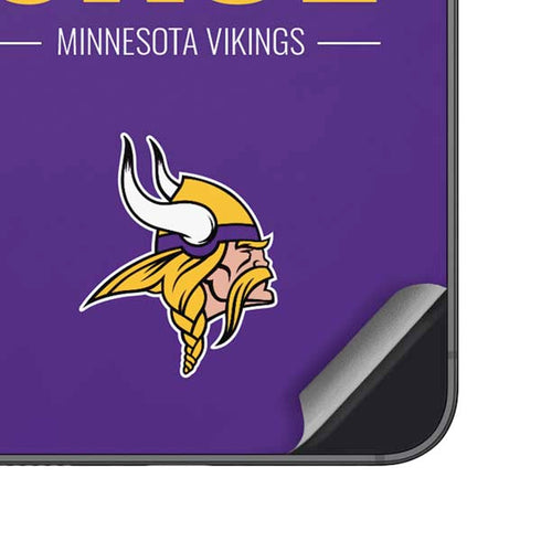 NFL Minnesota Vikings Team Motto Galaxy S25 Skin