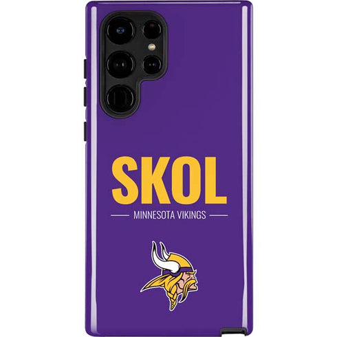 NFL Minnesota Vikings Team Motto Galaxy S25 Ultra Impact Case