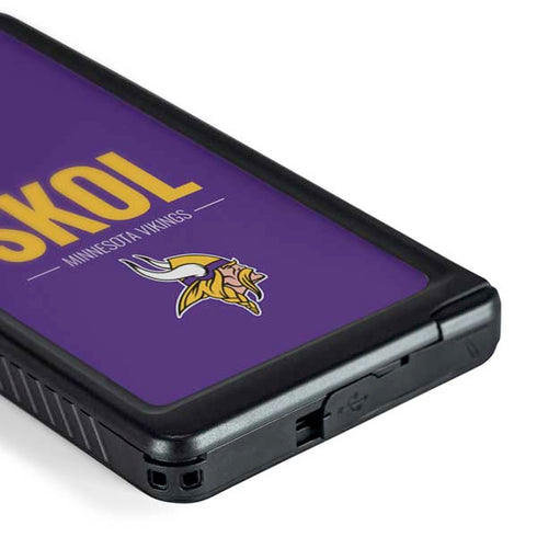 NFL Minnesota Vikings Team Motto Galaxy S24 Ultra Waterproof Case